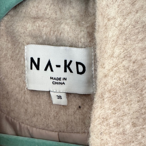 NA-KD Women's Beige Trench Coat - Picture 2 of 6